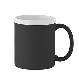 GURIO Keramický hrnek 300 ml, černá - reklamní hrnky