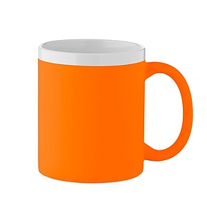 GURIO Keramický hrnek 300 ml, neonově oranžová