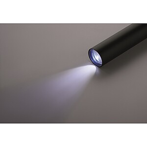 Hliníková baterka, černá