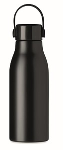 Hliníková láhev na pití 650ml, černá