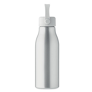 Hliníková láhev na pití 650ml, stříbrná - reklamní předměty