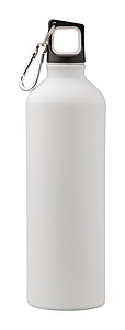 Hliníková láhev na pití, 750ml, matný povrch, bílá