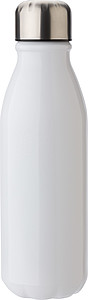 Hliníková láhev na vodu, objem 500ml, bílá - reklamní předměty