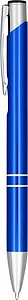 Hliníková propiska, kobaltově modrá