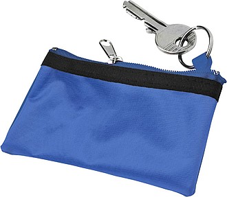 HOLMES Pouzdro na klíče,modrá,nylon - klíčenky s potiskem