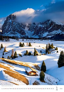 Hory 2027, nástěnný kalendář, prodloužená záda