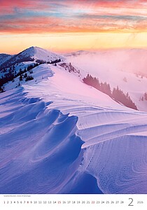 Hory 2027, nástěnný kalendář, prodloužená záda