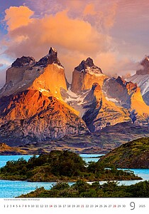 Hory 2027, nástěnný kalendář, prodloužená záda