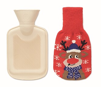 Hřejivý termofor, 250 ml, červená - vánoční reklamní předměty