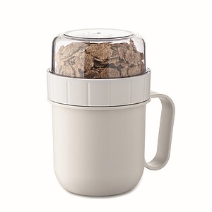 Hrnek na cesty z PP 450 ml, bílá