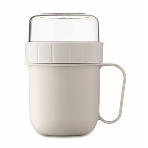 Hrnek na cesty z PP 450 ml, bílá