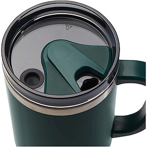 Hrnek s brčkem 1200ml, sytě zelená