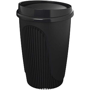Hrnek z recyklovaného plastu 350 ml, černá