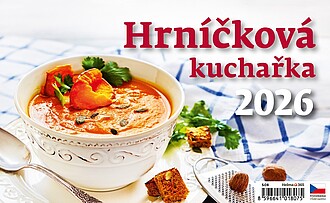 Hrníčková kuchařka 2026, stolní kalendář