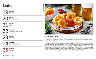 Hrníčková kuchařka 2027, stolní kalendář