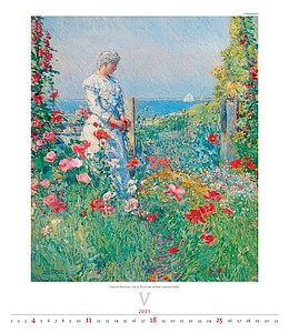 Impressionism 2026, nástěnný kalendář, prodloužená záda