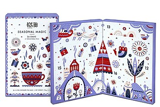 JAFTEA Seasonal Magic Christmas Calendar 24x4 sáčků - reklamní předměty