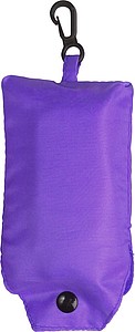 JASMÍNA Nákupní taška skládací s karabinkou, fialová