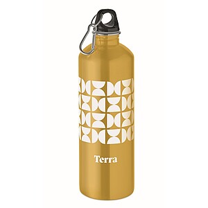 Jednostěnná láhev 1000 ml, tmavě žlutá