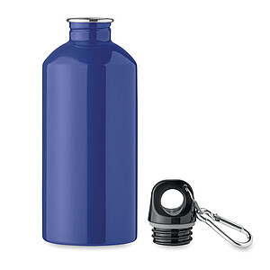 Jednostěnná láhev 500 ml, modrá - reklamní předměty