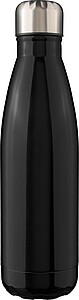 Jednostěnná nerezová lahev 650 ml, černá