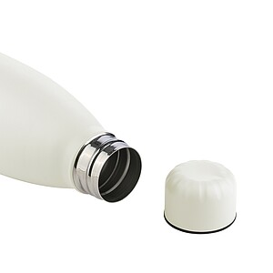 Jednostěnná nerezová termoska 700 ml, bílá