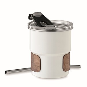 Jednostěnný pohárek 260 ml, bílá