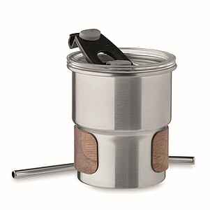 Jednostěnný pohárek 260 ml, stříbrná