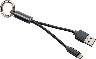 Kabel k mobilnímu telefonu na kroužku na klíče - reklamní předměty