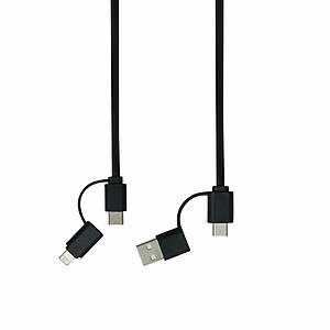 Kabel pro nabíjení a přenos dat, černá