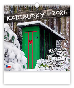 Kadibudky nástěnný kalendář 2026 - reklamní kalendáře