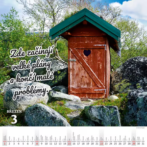 Kadibudky nástěnný kalendář 2027