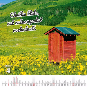 Kadibudky nástěnný kalendář 2027