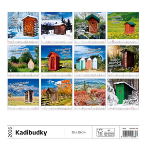 Kadibudky nástěnný kalendář 2027
