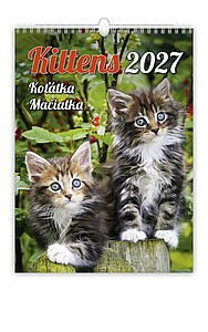 Kalendář Koťátka, 2027 - reklamní kalendáře