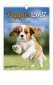 Kalendář Štěňátka 2027 - reklamní kalendáře