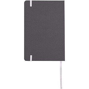 KALON Linkovaný zápisník A5 se záložkou, 160 stran, tmavě šedá