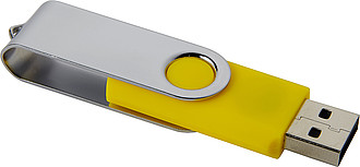 KARKULA USB flash disk kapacita 16GB, stříbrno oranžová