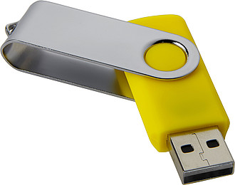 KARKULA USB flash disk kapacita 16GB, stříbrno žlutá