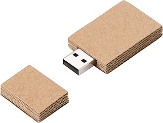 Kartonový USB flash disk 16GB