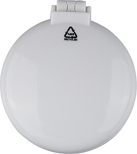 Kazeta s kartáčkem a zrcátkem, bílá - reklamní předměty