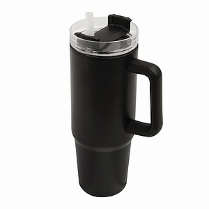 KEFALON Dvoustěnný XXL termohrnek, 900 ml, černá