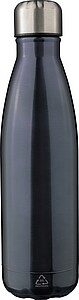 KELANA Dvoustěnná termoska z recyklované nerezové oceli 500 ml, gun metal