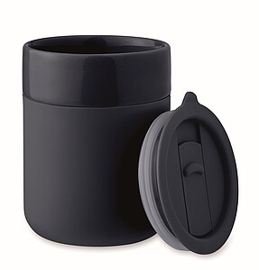 Keramický pohárek 330 ml, tm. námořní modrá