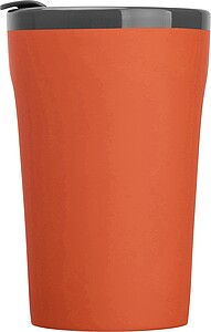 Keramický pohárek 400 ml, oranžová