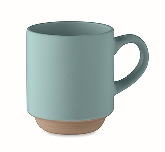 Keramický stohovatelný hrnek 170ml, tyrkysová