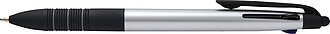 KETULI Kuličkové pero 3 v 1 z recyklovaného RCS, stříbrná