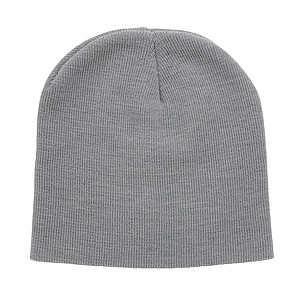 Klasická beanie čepice Impact z Polylana® AWARE™, šedá