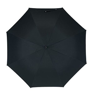 Klasický deštník, černá, stříbrná. Průměr 106 cm.
