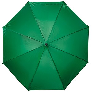 Klasický deštník, pr.103cm, s madlem na ruku, zelený